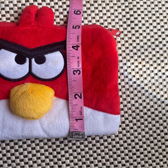 Angry Birds Red J. Bird Unisex Wallet Change Purse Women’s Men’s Kids 5 x 7” - Picture 5 of 6